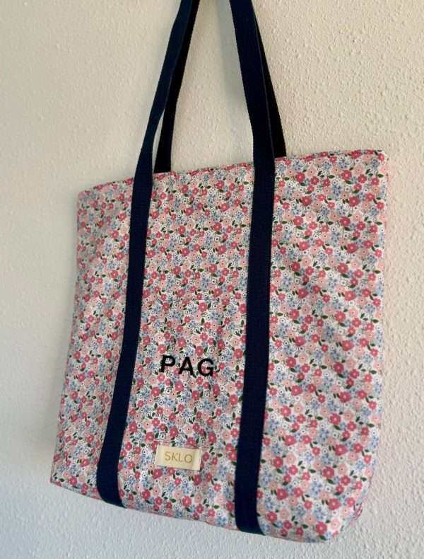 Tote bag floral premium