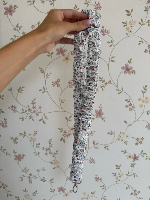 Lanyard floral elástico